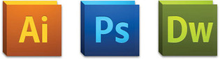 Adobe design software icons