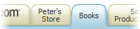 Amazon's new masthead with the Book tab highlighted