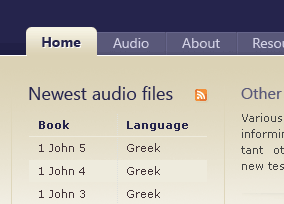 Greek Latin Audio screenshot