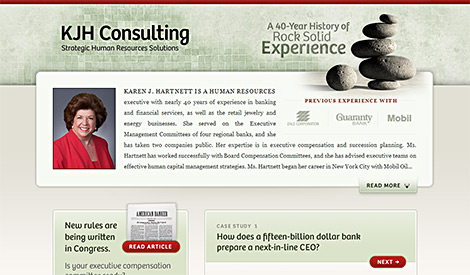 Screenshot of KJH Consulting